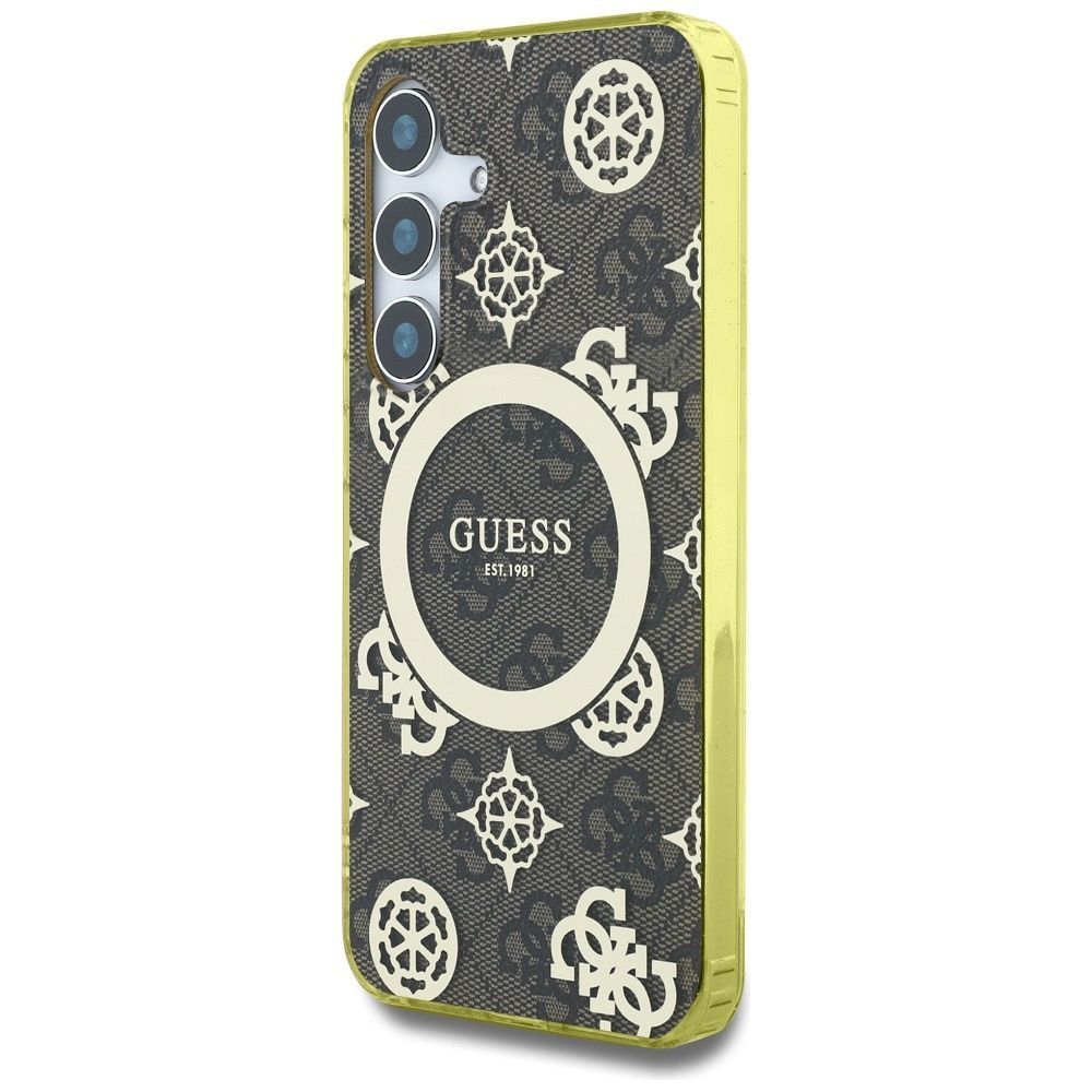 Θήκη Κινητού GUESS Samsung S25 Magnetic IML Peony Brown