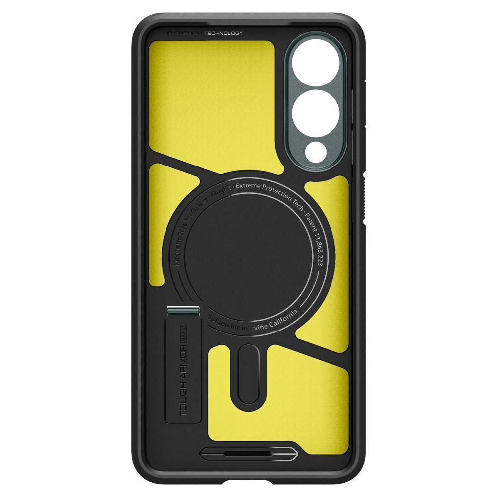 SPIGEN case TOUGH ARMOR compatible with MagSafe for SAMSUNG S25 Edge abyss green