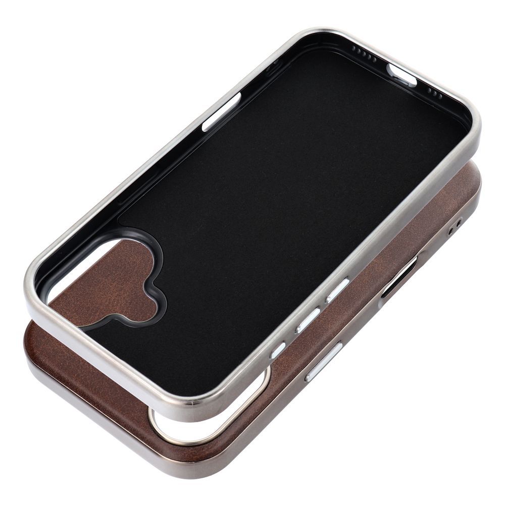 GENTLEMAN MAG COVER Case compatible with MagSafe for IPHONE 15 PRO MAX brown