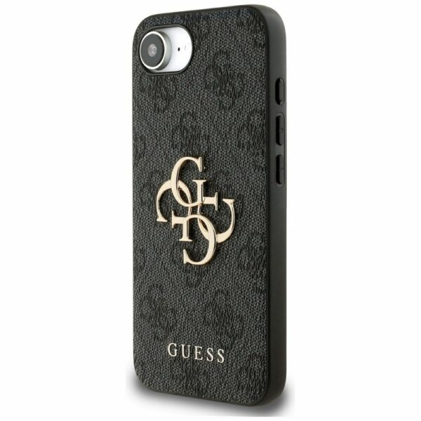 GUESS case for IPHONE 16e (SE 4 2025) GUHCPSE44GMGGR (4G PU Big Logo) black