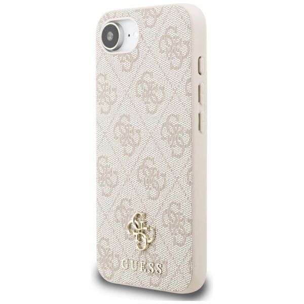 GUESS case for IPHONE 16e (SE 4 2025) compatible with MagSafe GUHMPSE4P4SM4MP (PU 4G Small 4G and Classic) pink