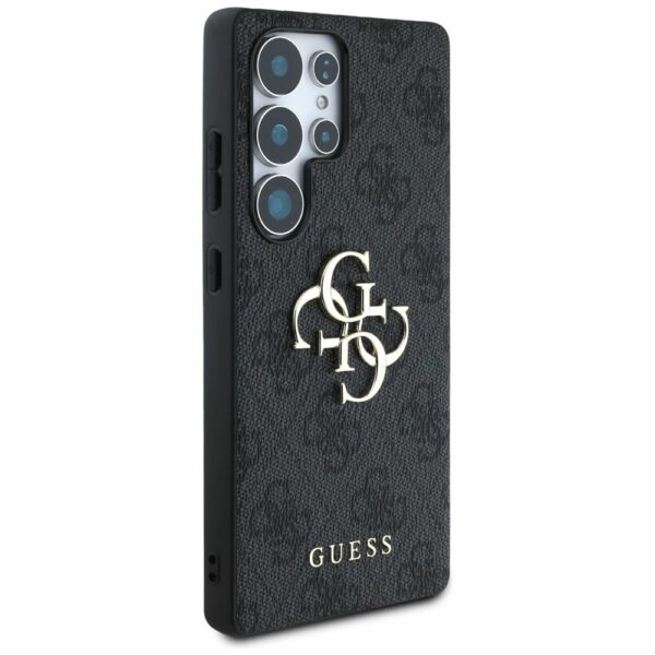 Θήκη Κινητού GUESS για Samsung S25 Ultra Μαύρη με Λογότυπο (4G PU) GUHCS25L4GMGGR