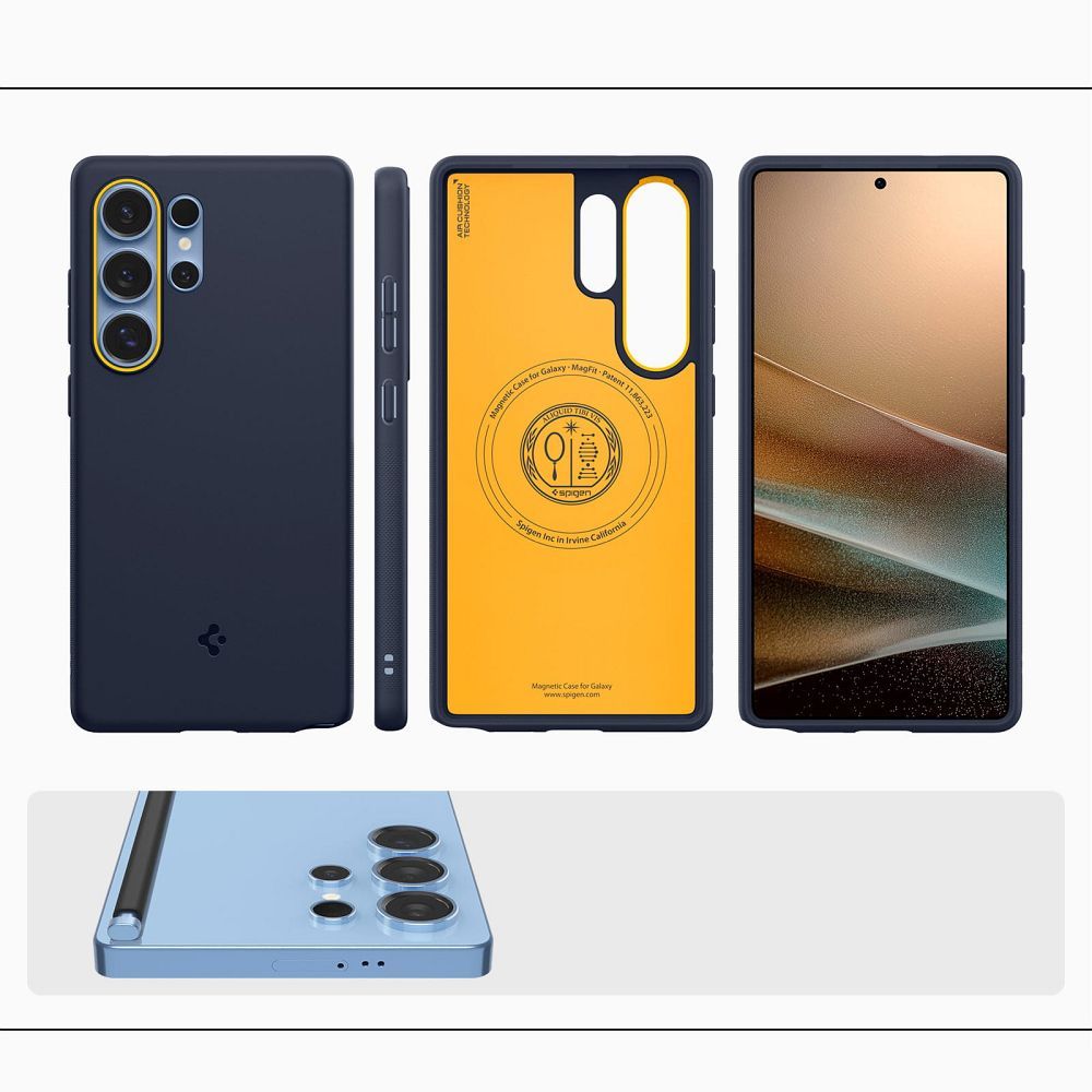 SPIGEN case NANO POP MAG compatible with MagSafe for SAMSUNG S25 Ultra blueberry navy