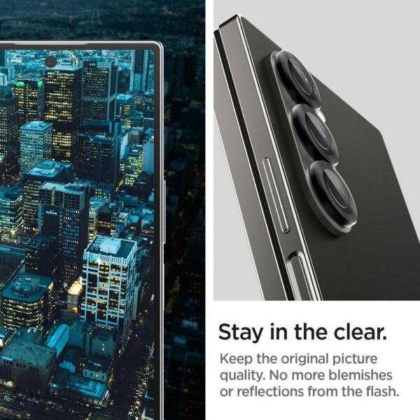 SPIGEN camera protector OPTIK.TR ”EZ FIT” 2-pack for SAMSUNG Z FOLD 6 black
