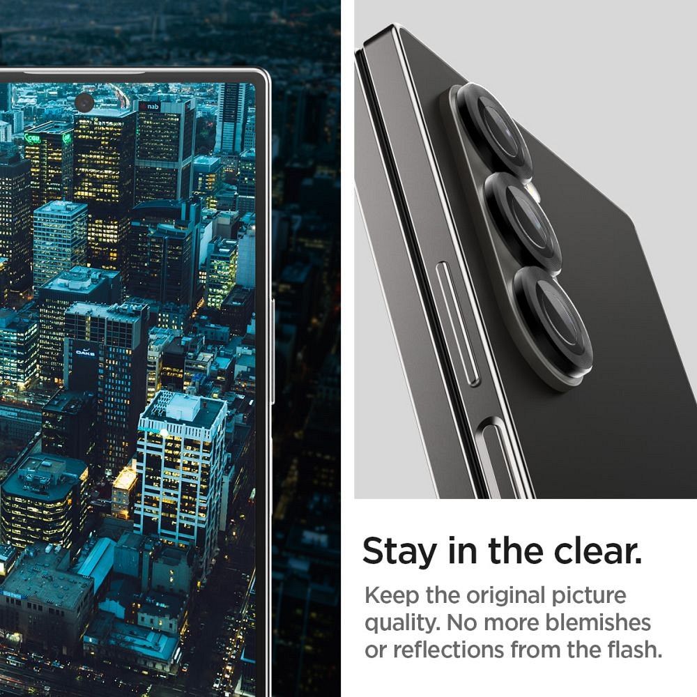 SPIGEN camera protector OPTIK.TR ”EZ FIT” 2-pack for SAMSUNG Z FOLD 6 black