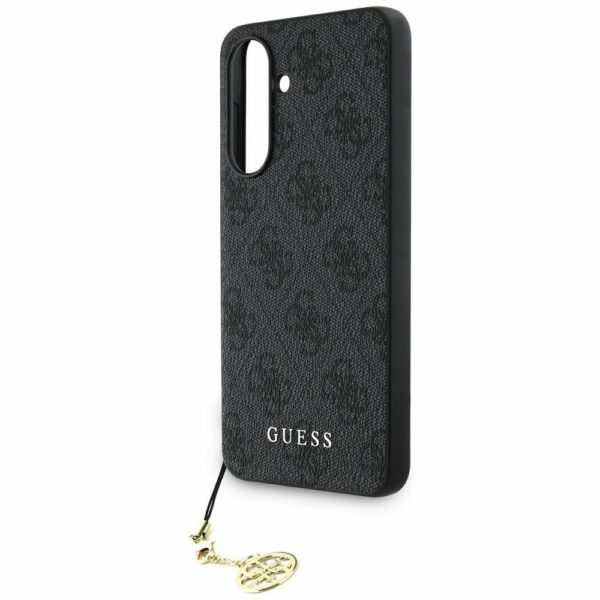 GUESS case for SAMSUNG A56 GUHCSA56GF4GGR (PU 4G Charm) black