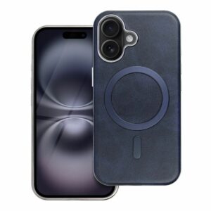 GENTLEMAN MAG COVER Case compatible with MagSafe for IPHONE 15 navy blue