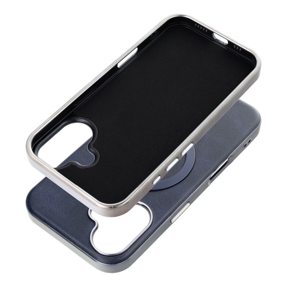 GENTLEMAN MAG COVER Case compatible with MagSafe for IPHONE 14 navy blue