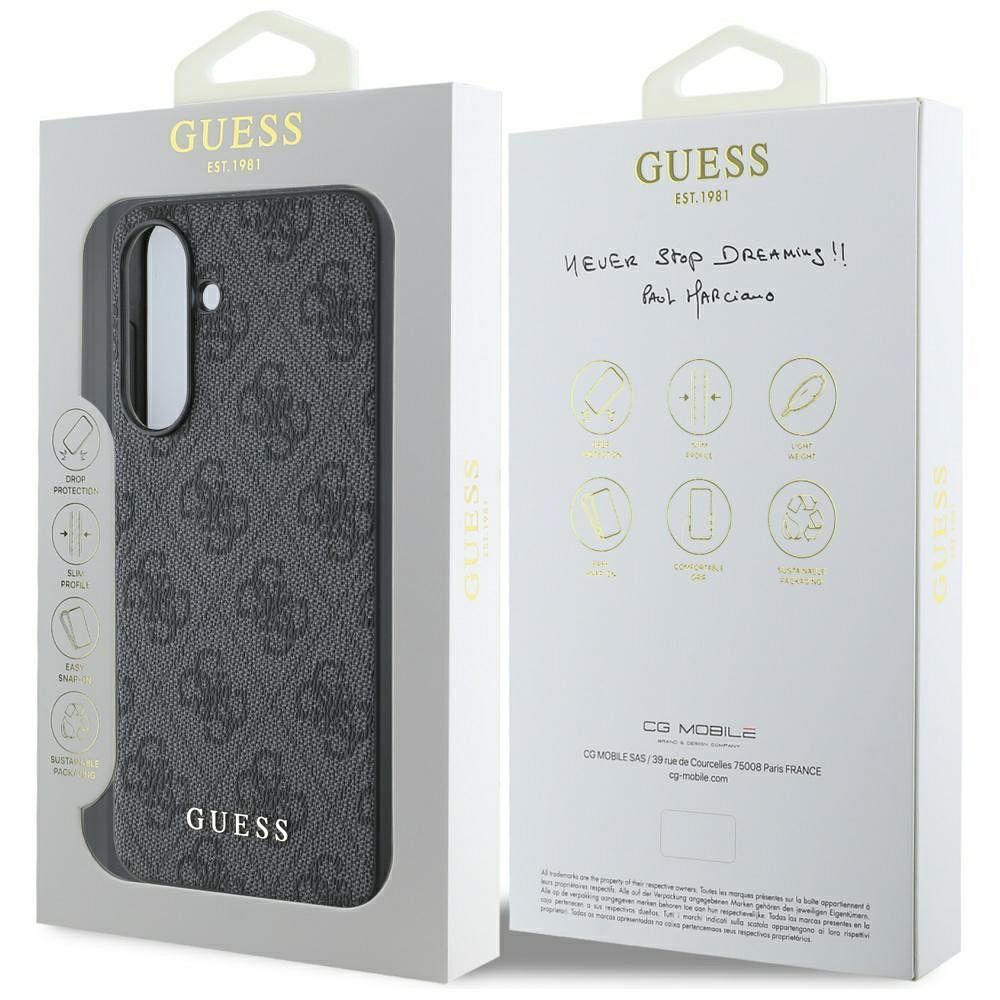GUESS case for SAMSUNG A36 GUHCSA36G4GFGR (PU 4G Classic) black