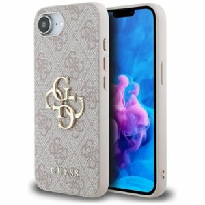 GUESS case for IPHONE 16e (SE 4 2025) GUHCPSE44GMGPI (4G PU Big Logo) pink