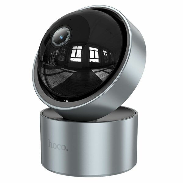 HOCO indoor camera adjustable in two planes with night mode Full HD D5 silver