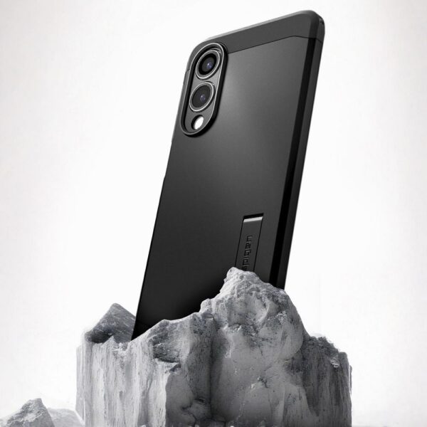 SPIGEN case TOUGH ARMOR compatible with MagSafe for SAMSUNG S25 Edge black