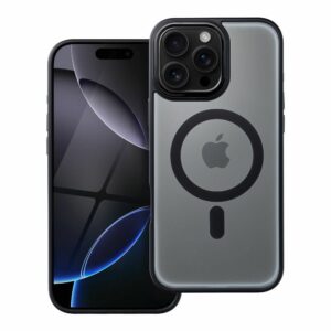 MATTE MAG COVER case compatible with MagSafe for IPHONE 16 Pro Max black