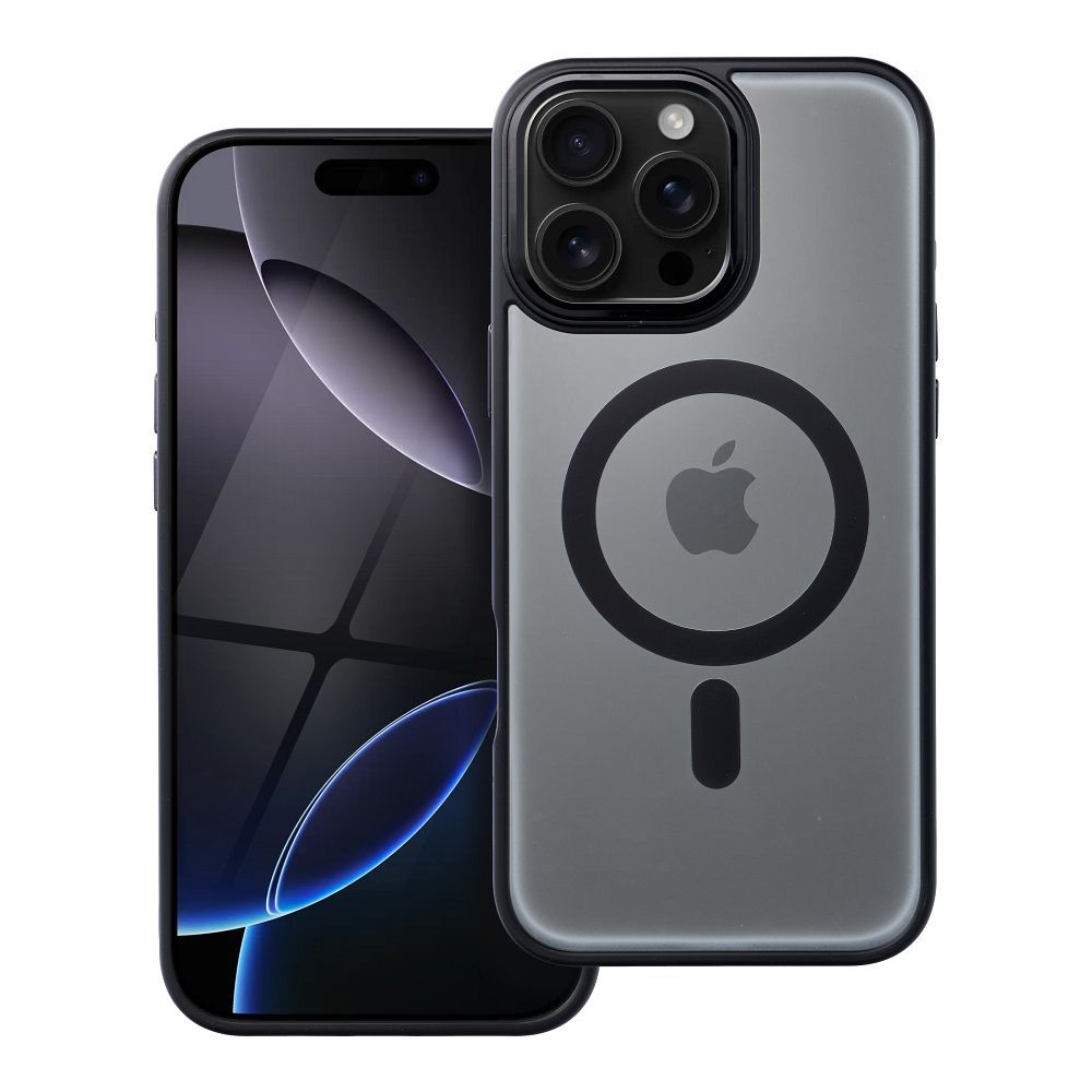 MATTE MAG COVER case compatible with MagSafe for IPHONE 16 Pro Max black