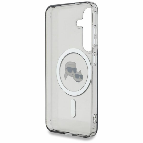 KARL LAGERFELD case for SAMSUNG S25 KLHMS25SHLSKCK (Magnetic IML Metal KC Heads) black