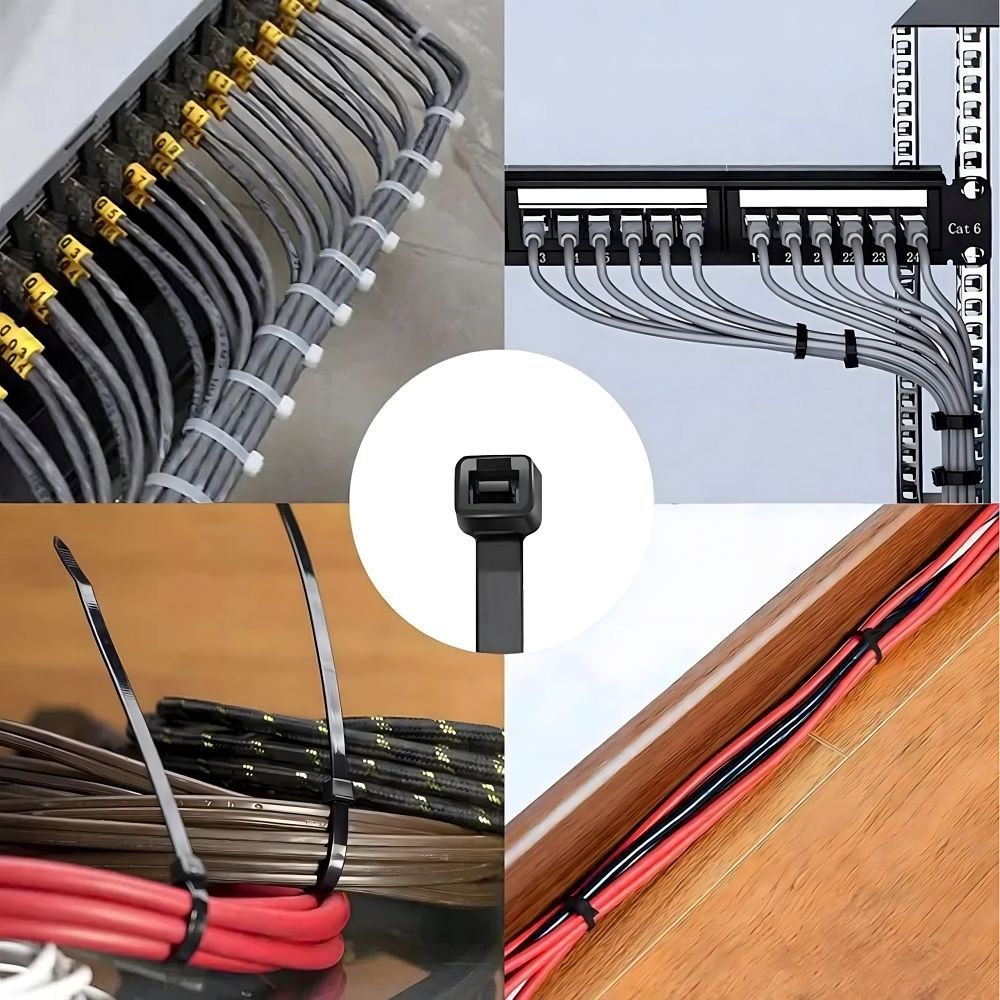 Cable ties 4,8 x 200 mm 100 pieces RC-K-1296 black