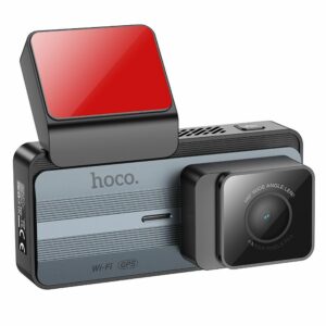 HOCO car camera with display 3,69" 2K GPS DV11 silvery gray