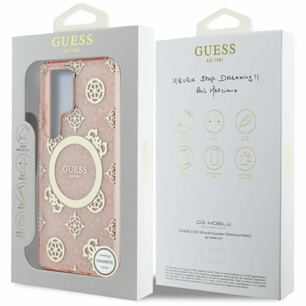 Θήκη Κινητού GUESS Samsung S25 Ultra Peony Pink Μαγνητική