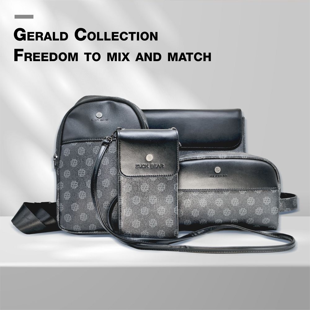 ZUCK BEAR laptop bag GERALD black