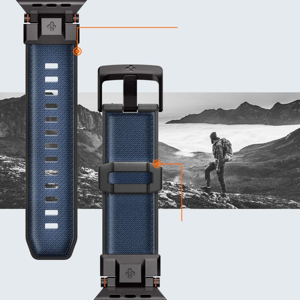 SPIGEN case DURAPRO ARMOR for APPLE Watch 6/7/8/9/10/SE/ULTRA 1/2 (44/45/46/49 mm) navy blue