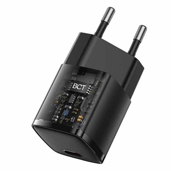 Φορτιστής Τοίχου BASEUS Type C PD 30W GaN Cube Pro Μαύρος
