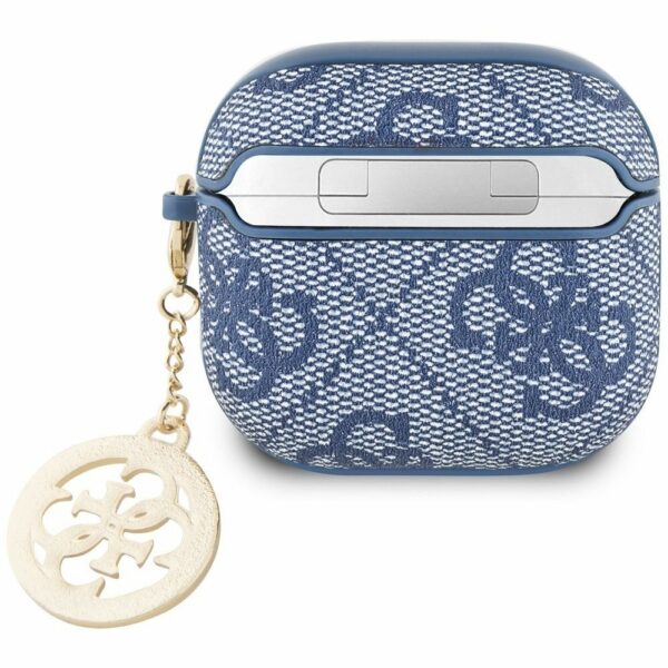 GUESS case for APPLE AirPods 4 GUA4P4E4CDB (PU 4G W/ Strass Charm) blue
