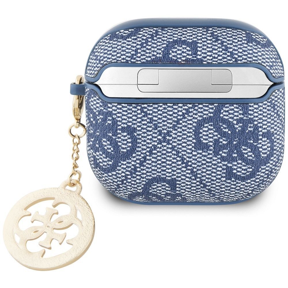 GUESS case for APPLE AirPods 4 GUA4P4E4CDB (PU 4G W/ Strass Charm) blue