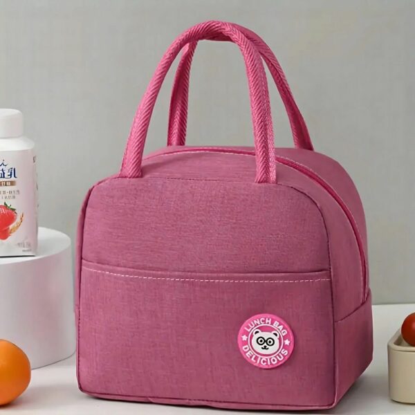 Lunch box thermal insulating bag RC-K-1079 pink