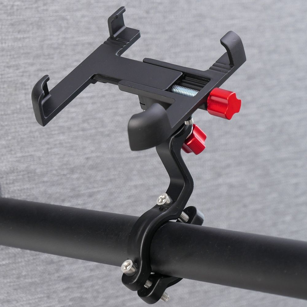 73bbae1a2ec5dbc295cb6f85e994902a Bike / scooter aluminium holder for mobile phone FSBHD-106-3 black