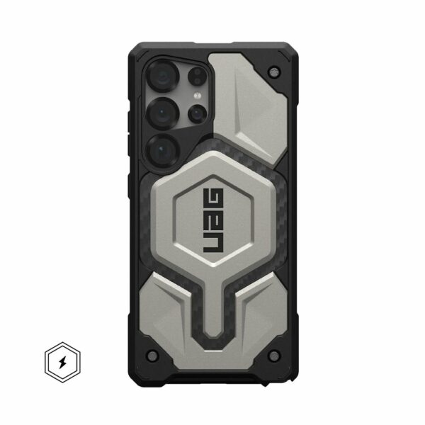 UAG Urban Armor Gear case MONARCH PRO with built-in magnet for SAMSUNG S25 Ultra 5G titanium