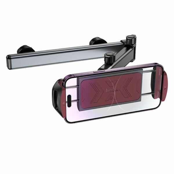 HOCO telescopic car holder for headrest (4,5" - 13") H69 black and red