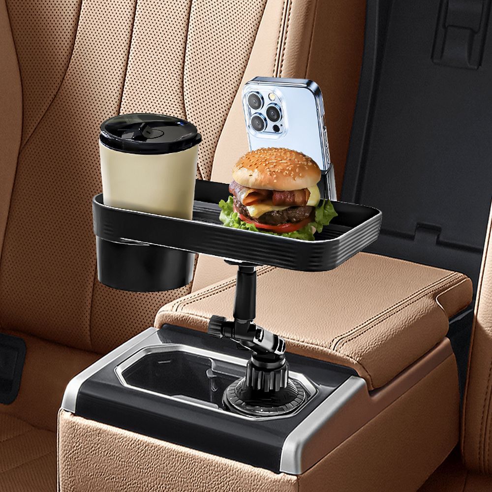 Car table with phone holder CP12 black