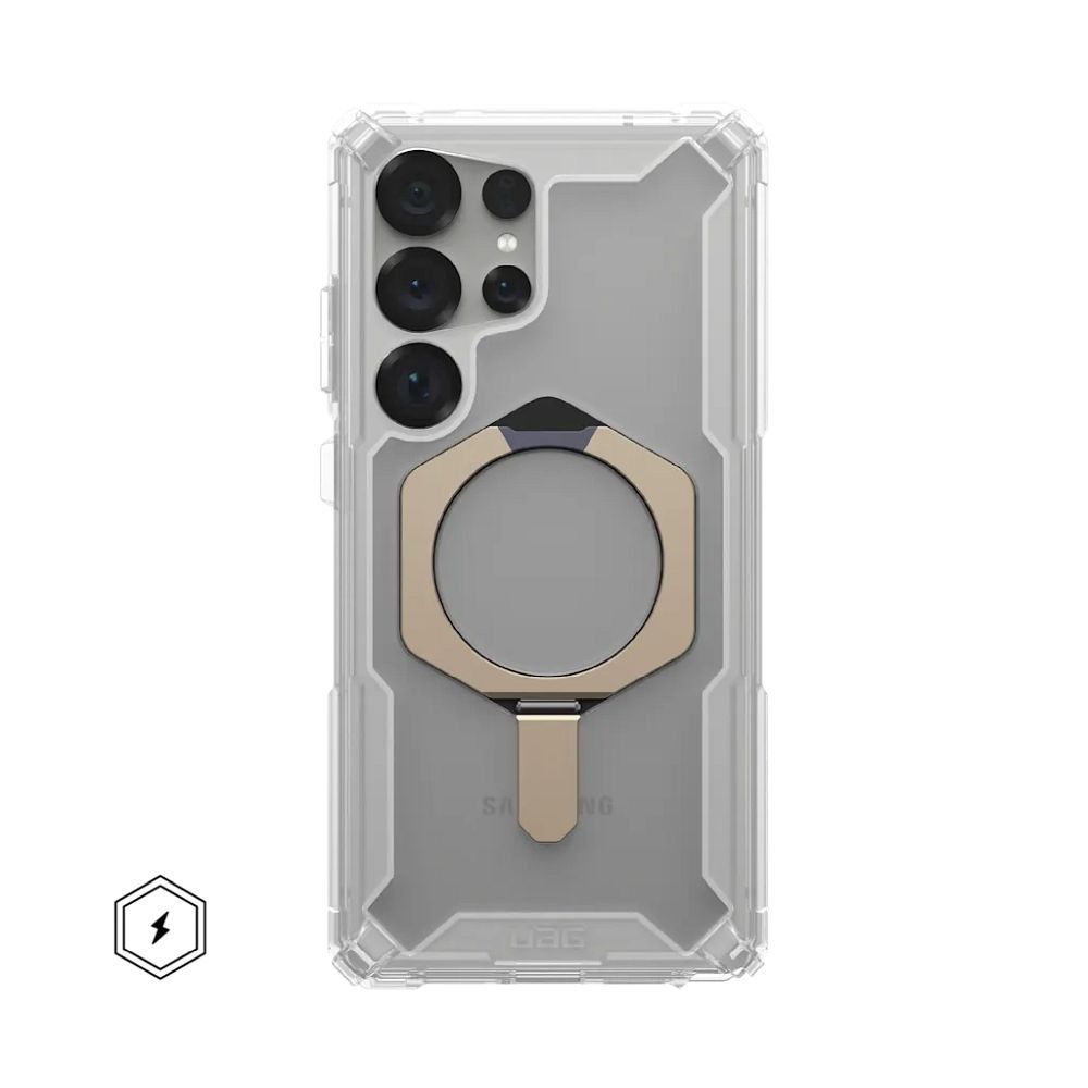 Θήκη UAG Plasma XTE Magnet Samsung S25 Ultra 5G Διάφανη / Τιτάνιο με Ενσωματωμένο Μαγνήτη