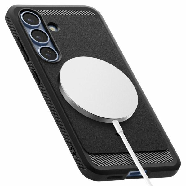 SPIGEN case RUGGED ARMOR MAG compatible with MagSafe for SAMSUNG S25 Plus matte black