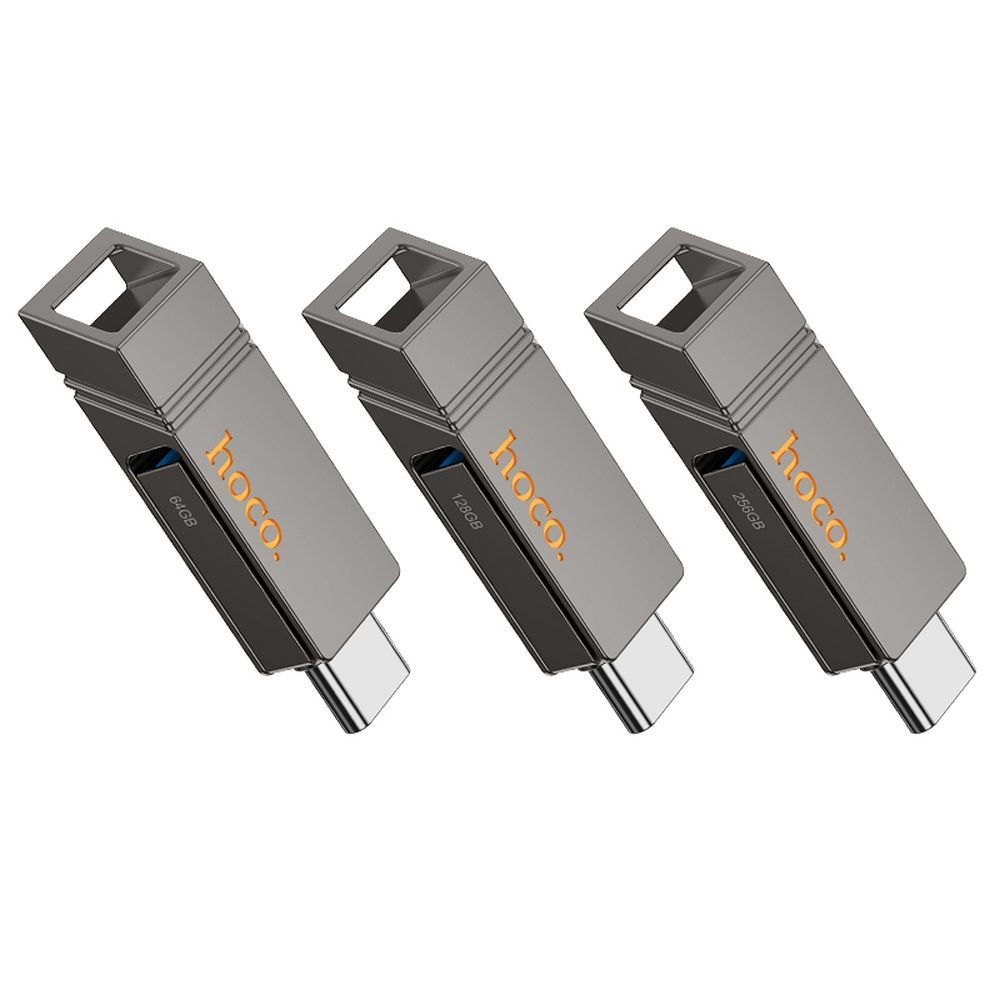 HOCO pendrive USB A + USB C + Type C UD14 64GB USB3.2