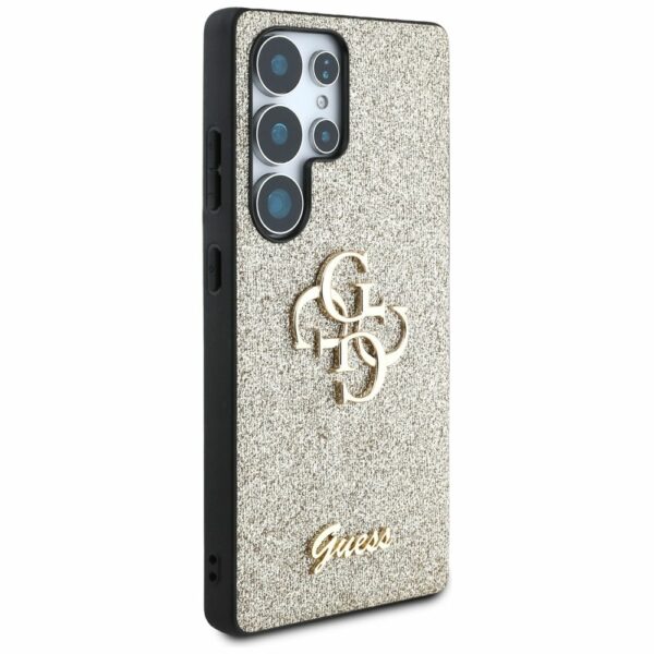 Θήκη Κινητού GUESS Glitter Big 4G Gold για Samsung S25 Ultra