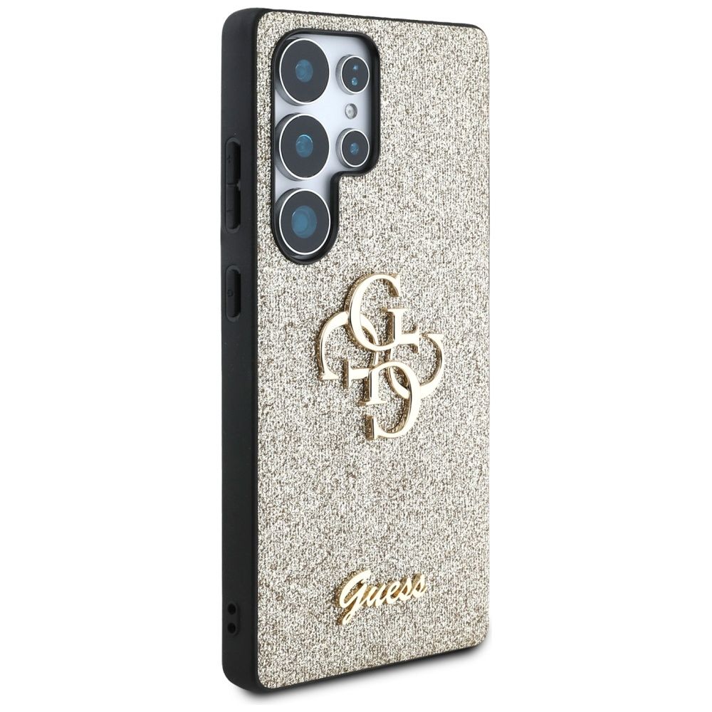 Θήκη Κινητού GUESS Glitter Big 4G Gold για Samsung S25 Ultra
