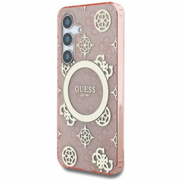 Θήκη Κινητού GUESS Samsung S25 Magnetic Peony Ροζ