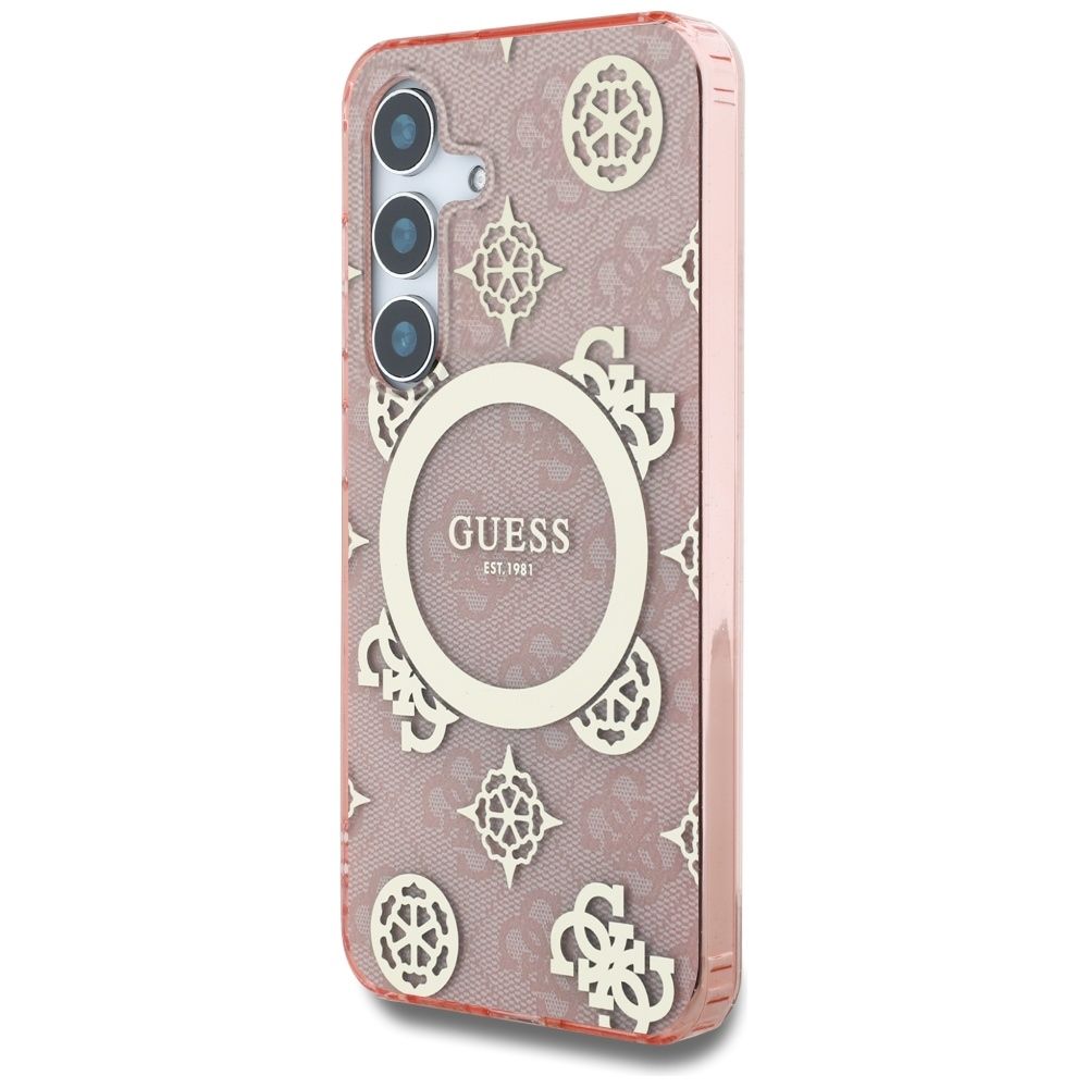 Θήκη Κινητού GUESS Samsung S25 Magnetic Peony Ροζ