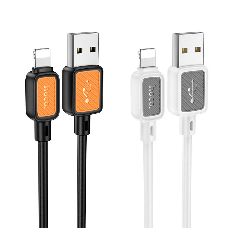 HOCO cable USB A to Lightning 2,4A X108 1 m white