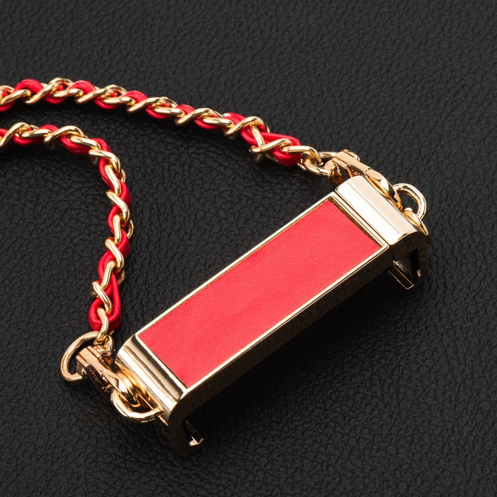 Chain / Rope with holder GLAMOUR fit all models 80mm max width RED