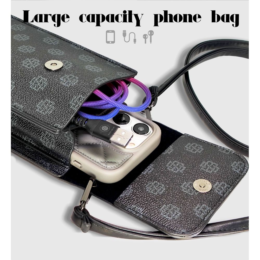 ZUCK BEAR mobile phone bag GERALD black
