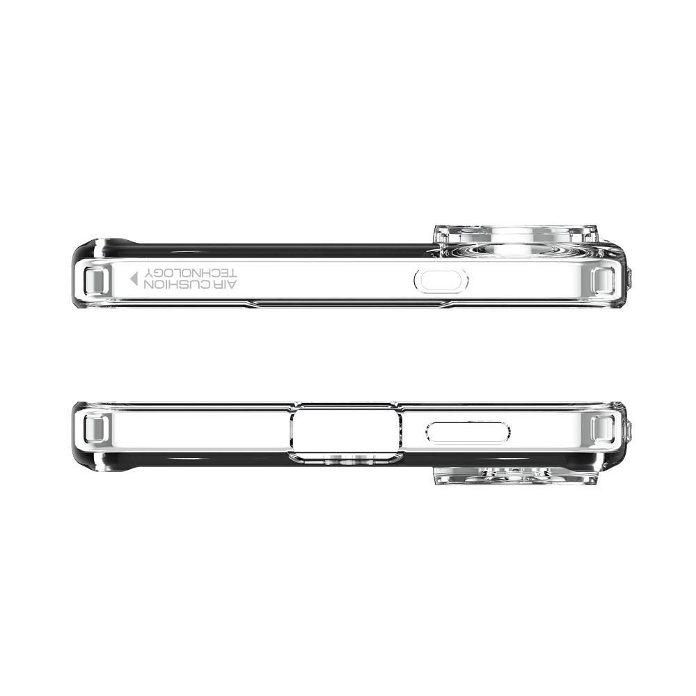 SPIGEN case ULTRA HYBRID MAG compatible with MagSafe for SAMSUNG S25 Edge clear white