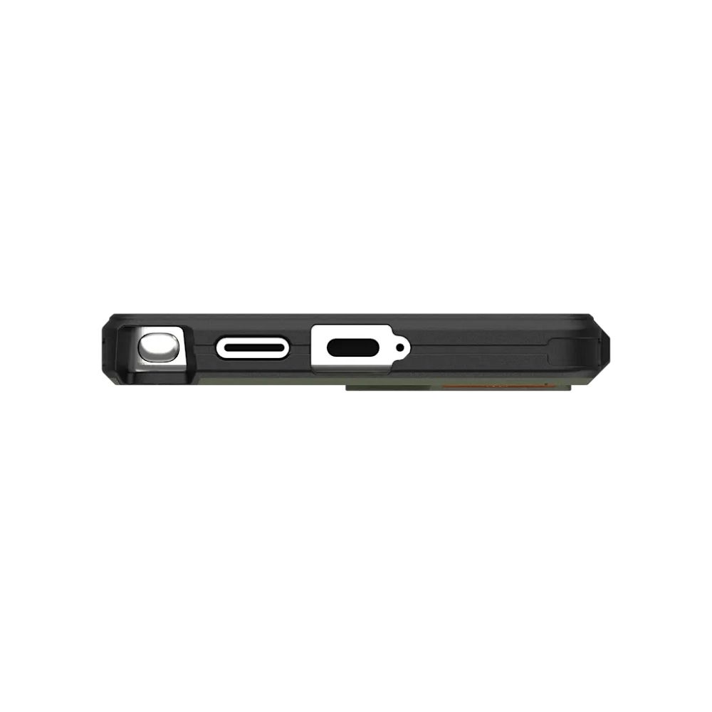 UAG Urban Armor Gear case CIVILIAN PRO with built-in magnet for SAMSUNG S25 Ultra 5G olive / orange
