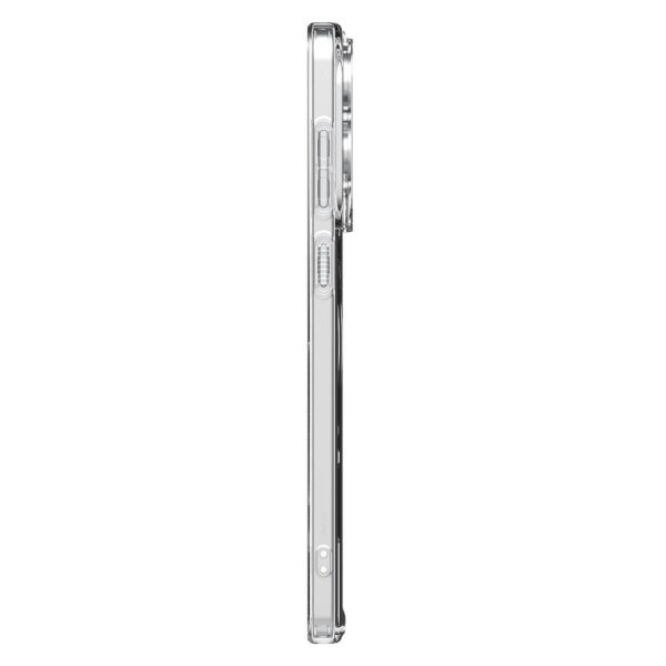 SPIGEN case ULTRA HYBRID MAG compatible with MagSafe for SAMSUNG S25 Edge clear white