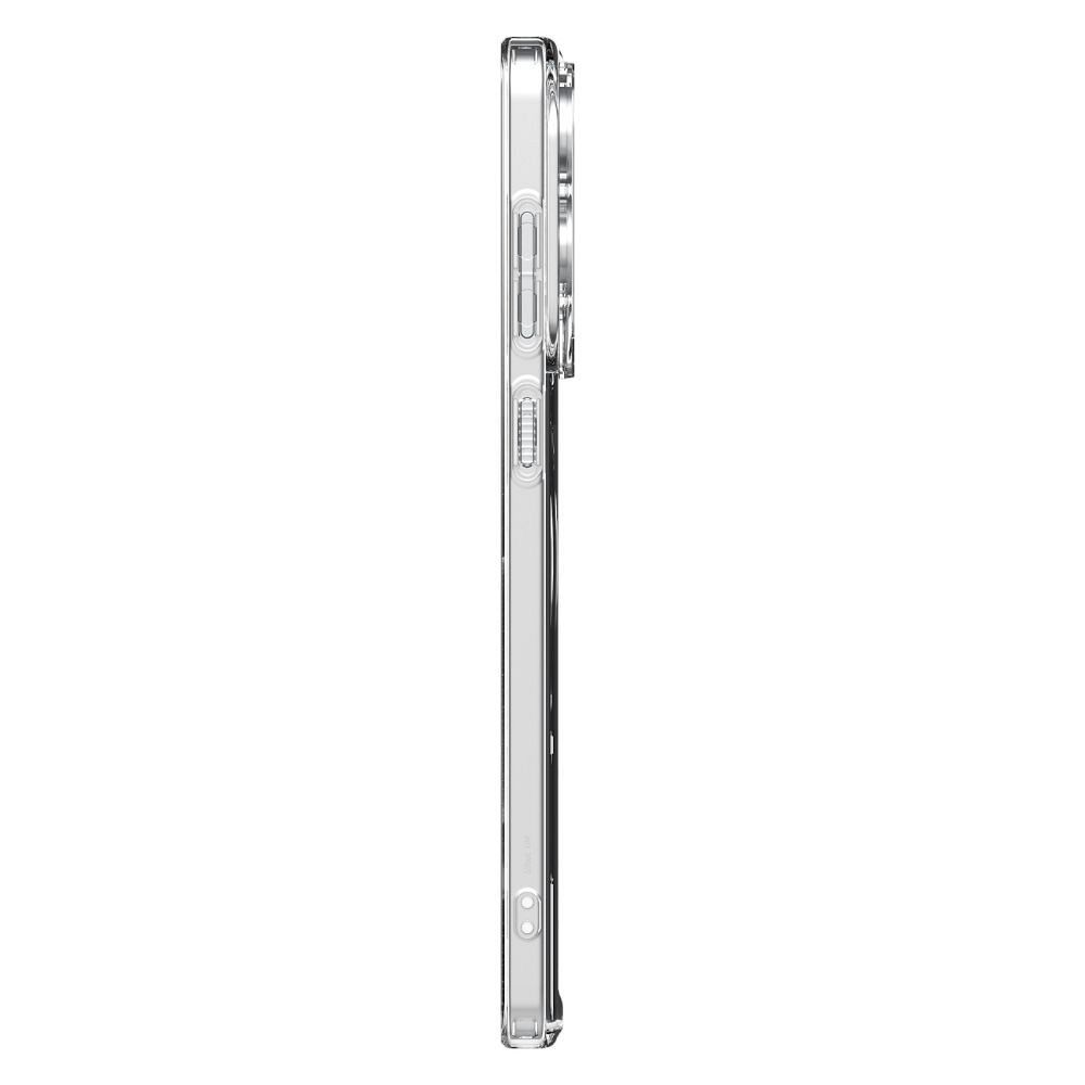 SPIGEN case ULTRA HYBRID MAG compatible with MagSafe for SAMSUNG S25 Edge clear white