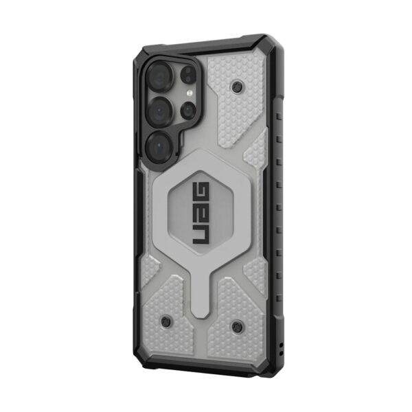 Θήκη UAG Pathfinder Clear Magnet Ice/Silver για Samsung S25 Ultra 5G με Ενσωματωμένο Μαγνήτη