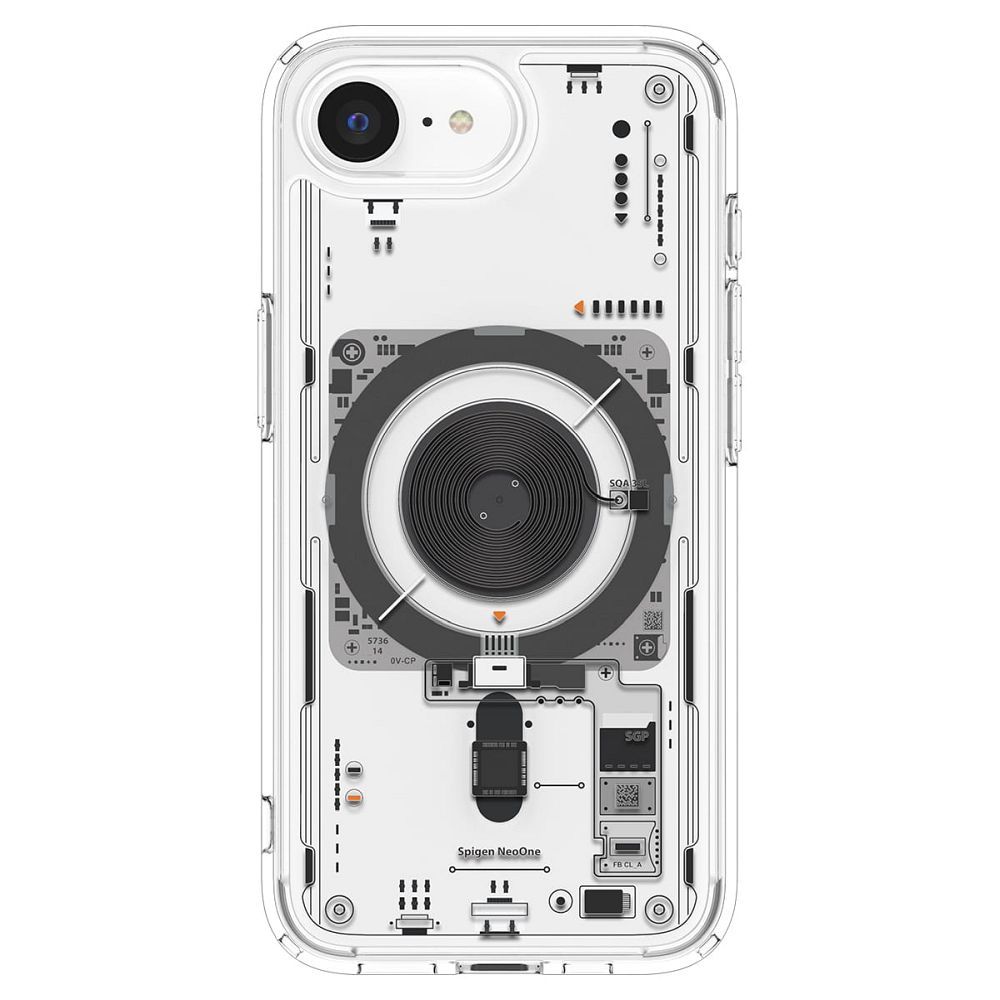 SPIGEN case ULTRA HYBRID MAG compatible with MagSafe for IPHONE 16E 2025 neo one