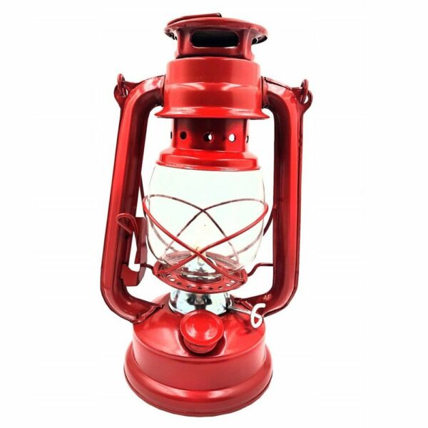 Oil lamp 24.5 cm RC032 red