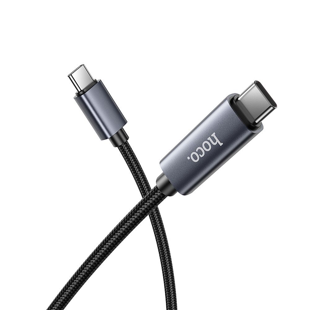 HOCO cable Type C to Type C with display 3A 60W X112 1 m black